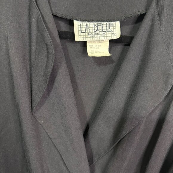 LA Belle Fashions Inc. Women's Wrap Dress – Black, Size 9 - Picture 4 of 10